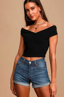 lulus-women-strapless-tops-crazy-for-you-ribbed-off-the-shoulder-crop-top-lulus